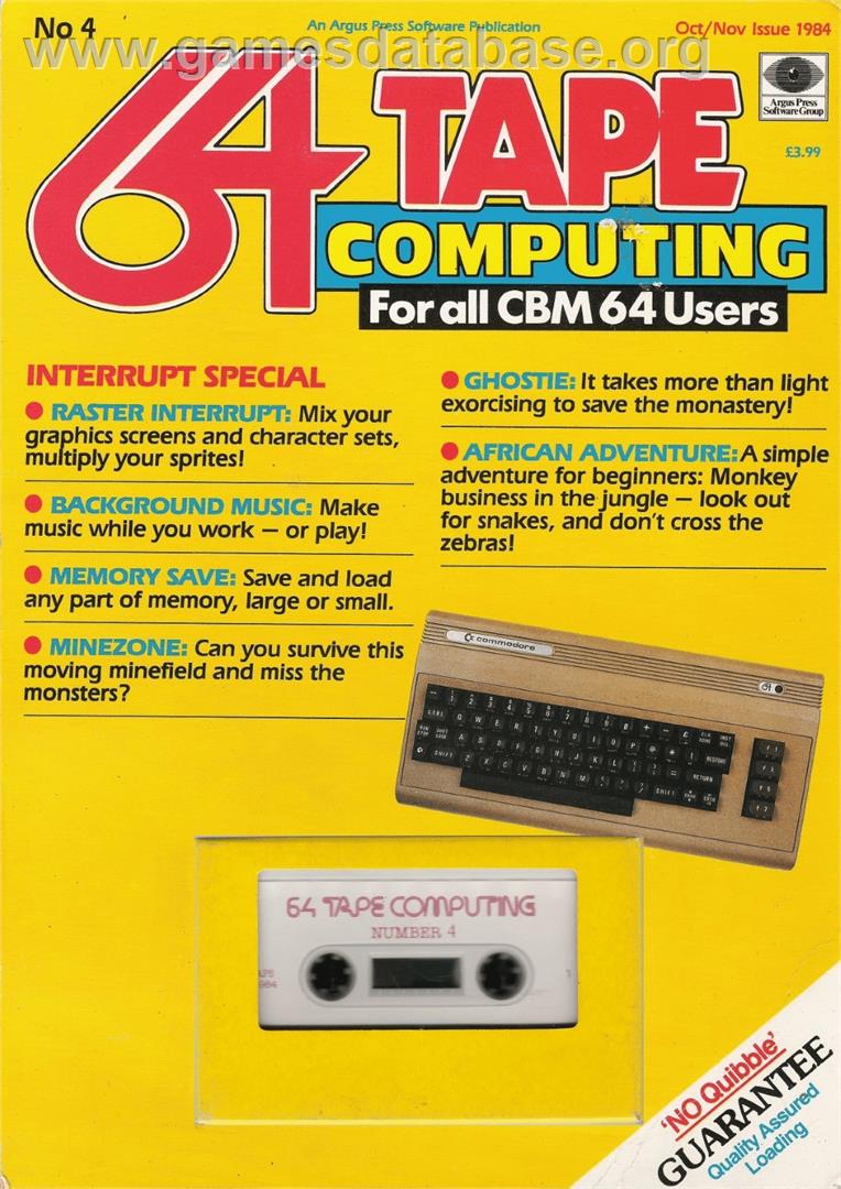 Ghosty (CSP) - Commodore 64 - Artwork - Box