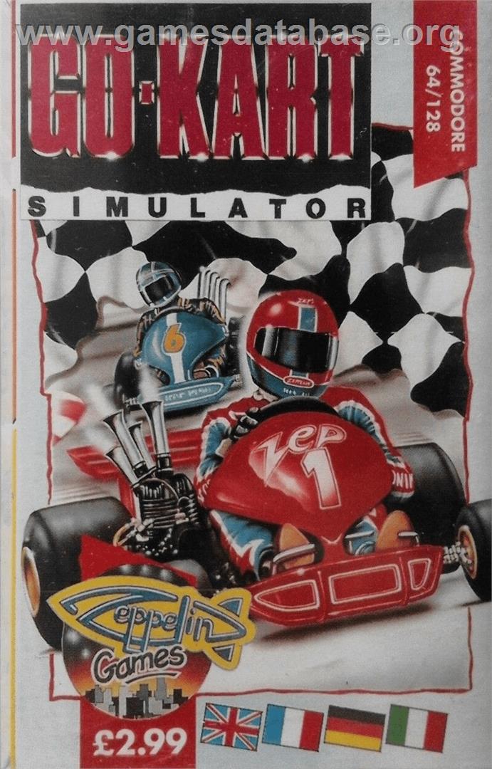 Go-kart Simulator - Commodore 64 - Artwork - Box