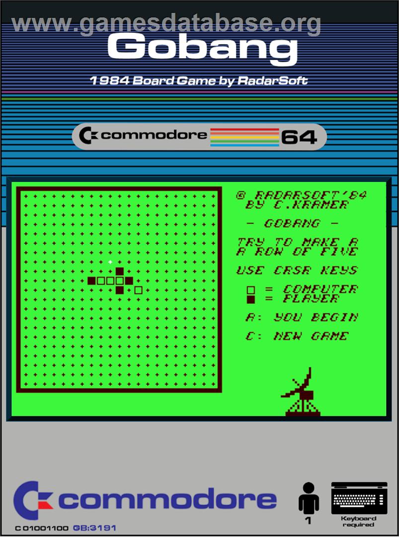 Gobang (RadarSoft) - Commodore 64 - Artwork - Box