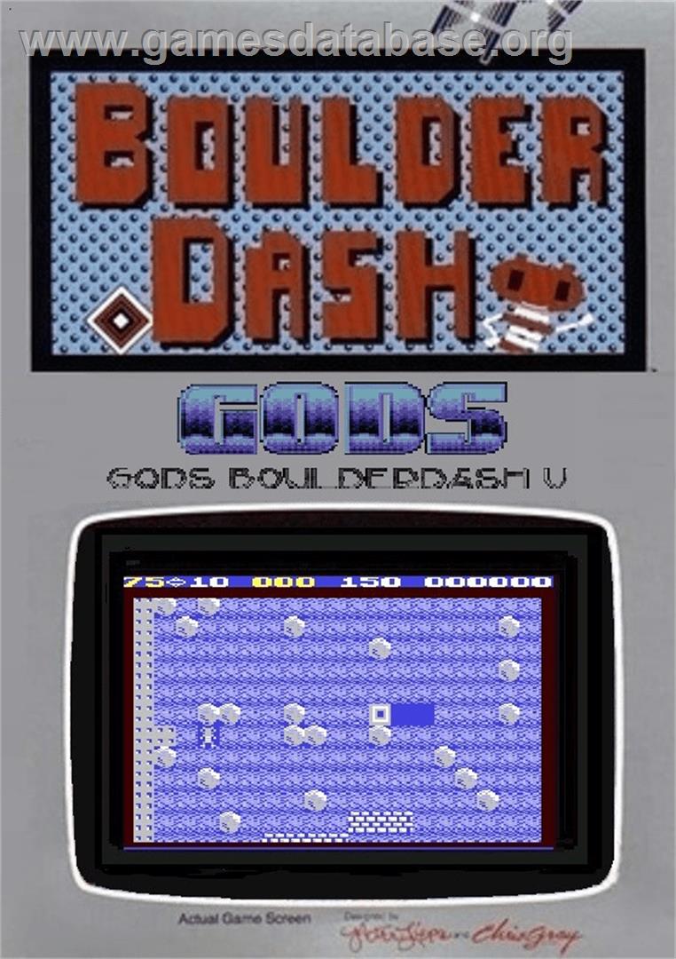 Gods Boulder Dash 5 - Commodore 64 - Artwork - Box