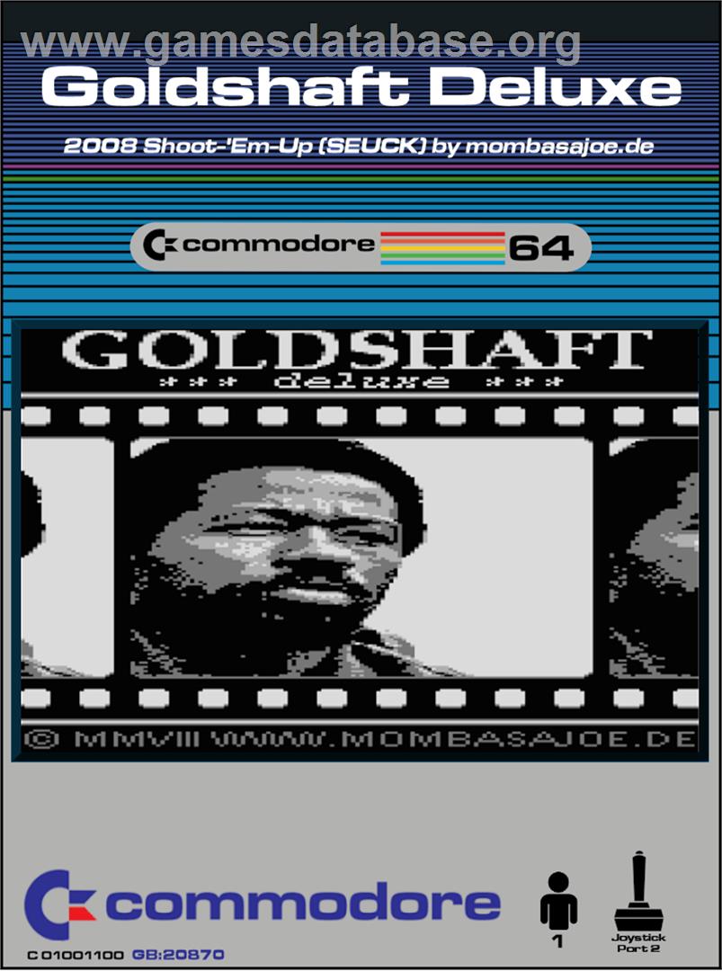 Goldshaft Deluxe - Commodore 64 - Artwork - Box