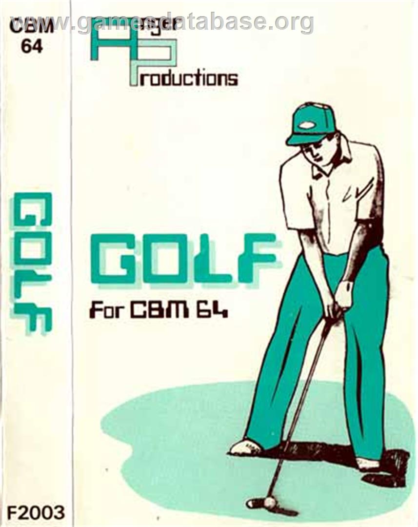 Golf (Anco) - Commodore 64 - Artwork - Box