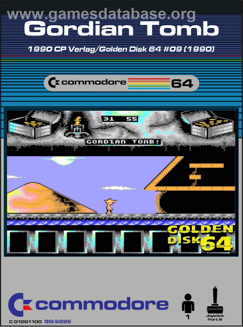 Gordian Tomb - Commodore 64 - Artwork - Box