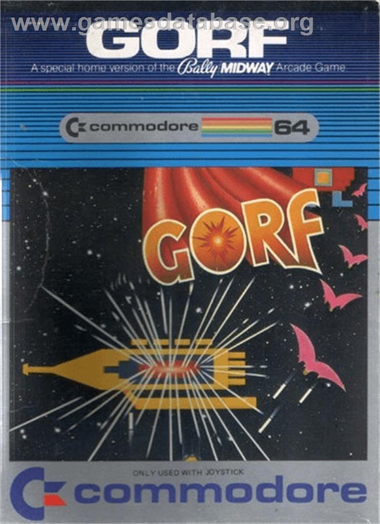 Gorf (MAX) - Commodore 64 - Artwork - Box