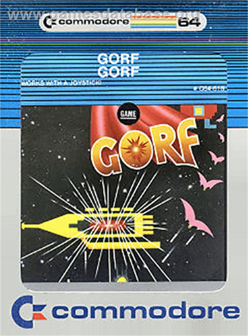 Gorf - Commodore 64 - Artwork - Box