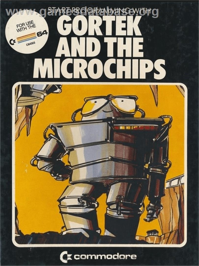 Gortek And The Microchips - Commodore 64 - Artwork - Box