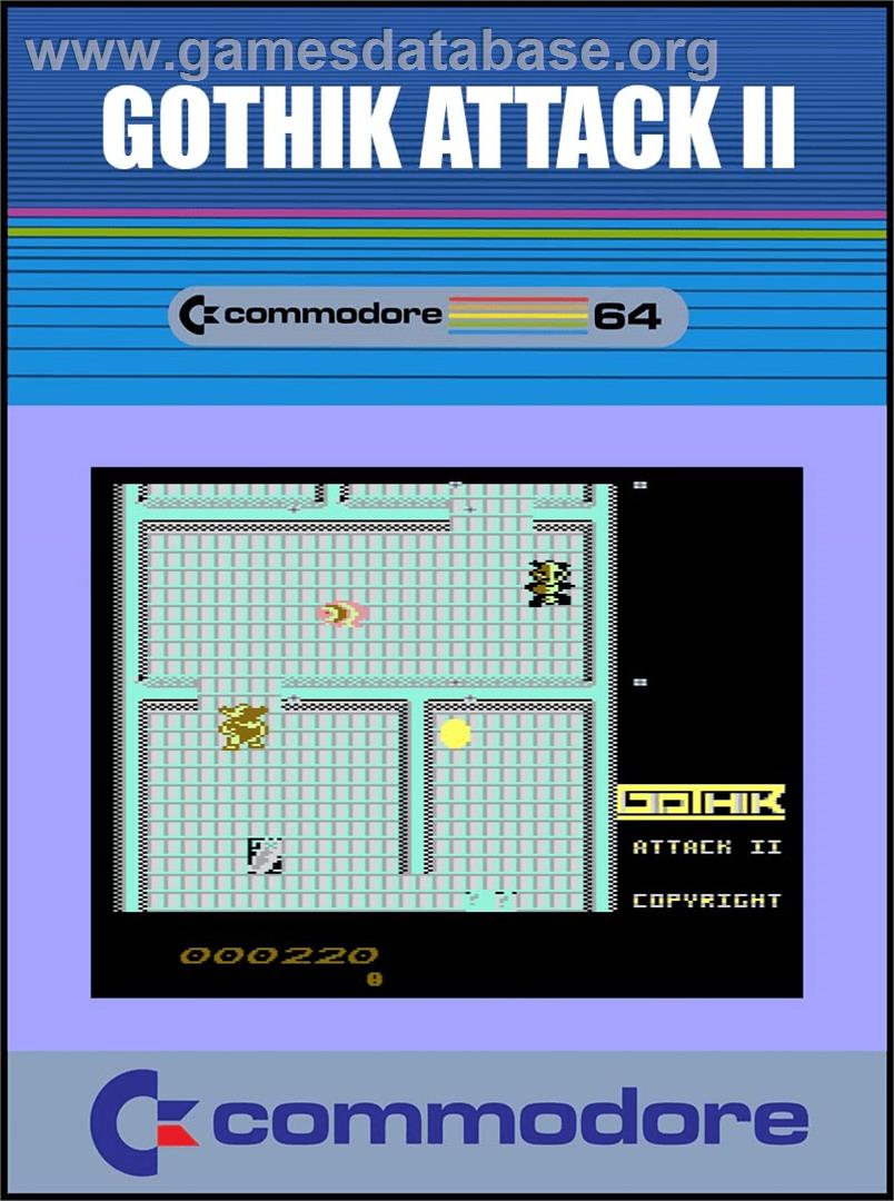 Gothik Attack 2 - Commodore 64 - Artwork - Box
