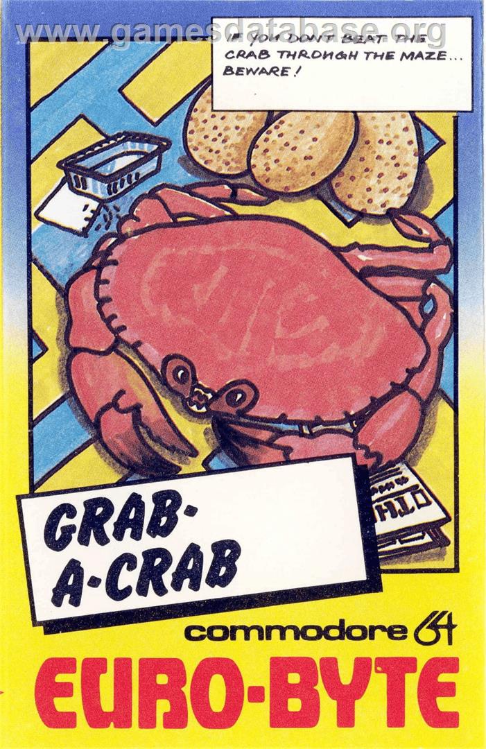 Grab-a-crab - Commodore 64 - Artwork - Box