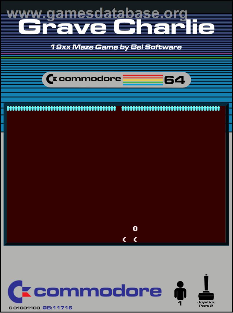 Grave Charlie - Commodore 64 - Artwork - Box