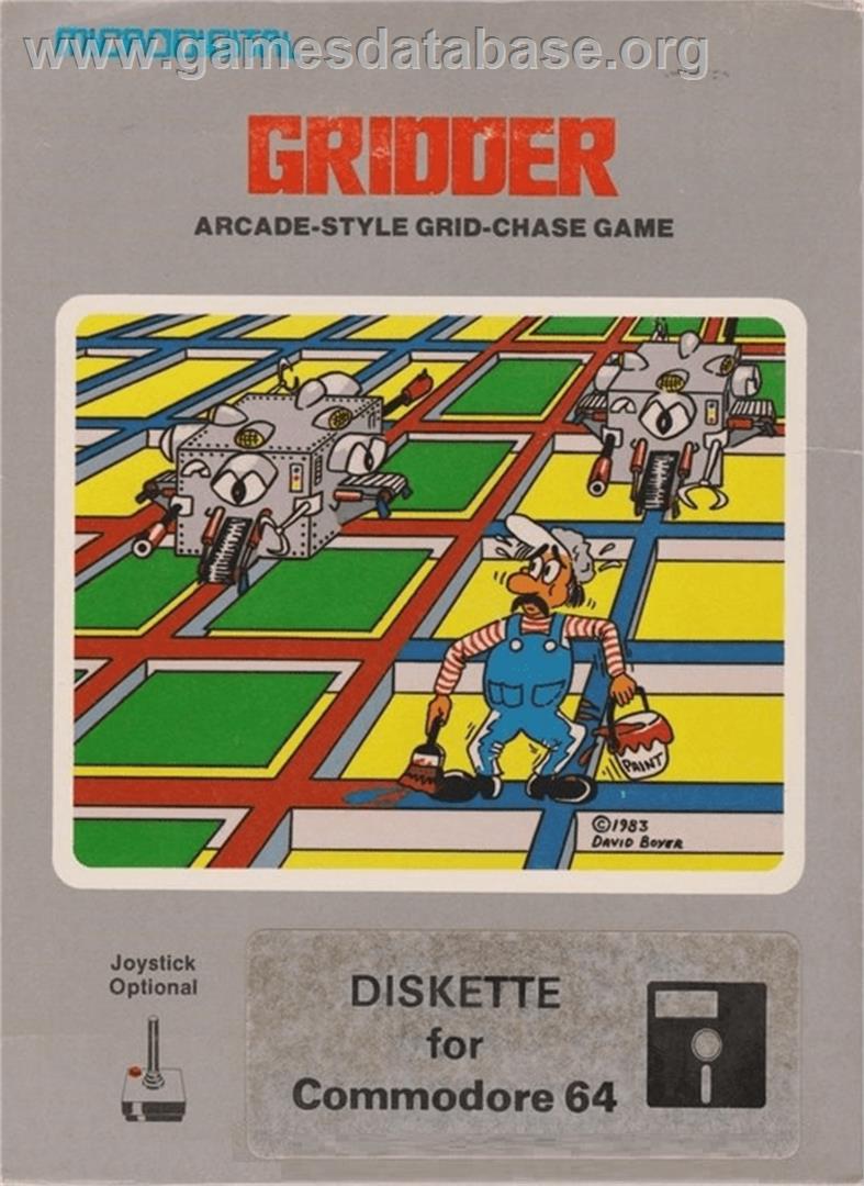 Gridder - Commodore 64 - Artwork - Box