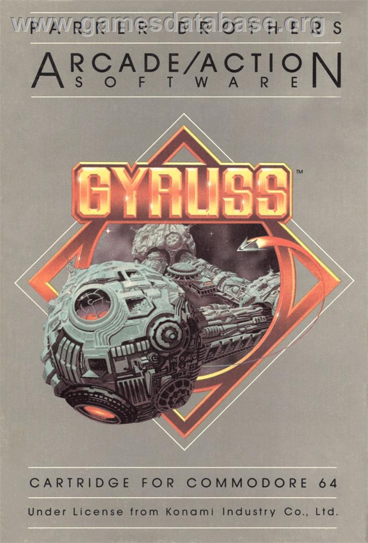 Gyruss - Commodore 64 - Artwork - Box