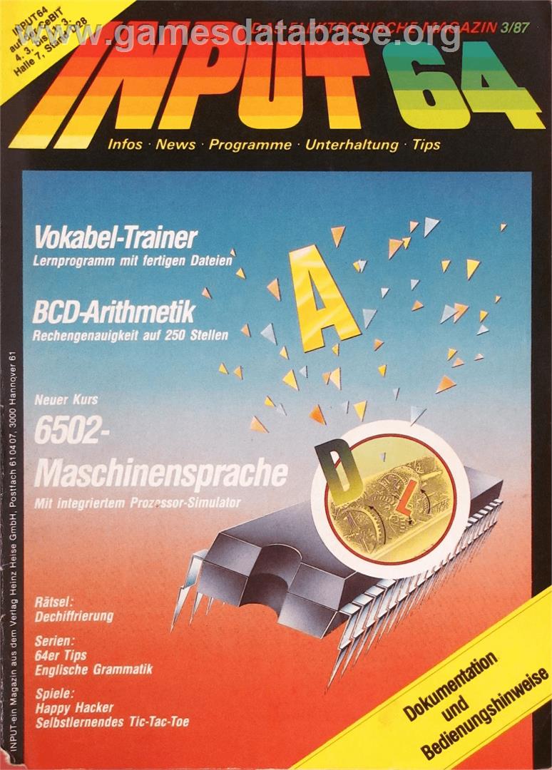 Happy Hacker - Commodore 64 - Artwork - Box