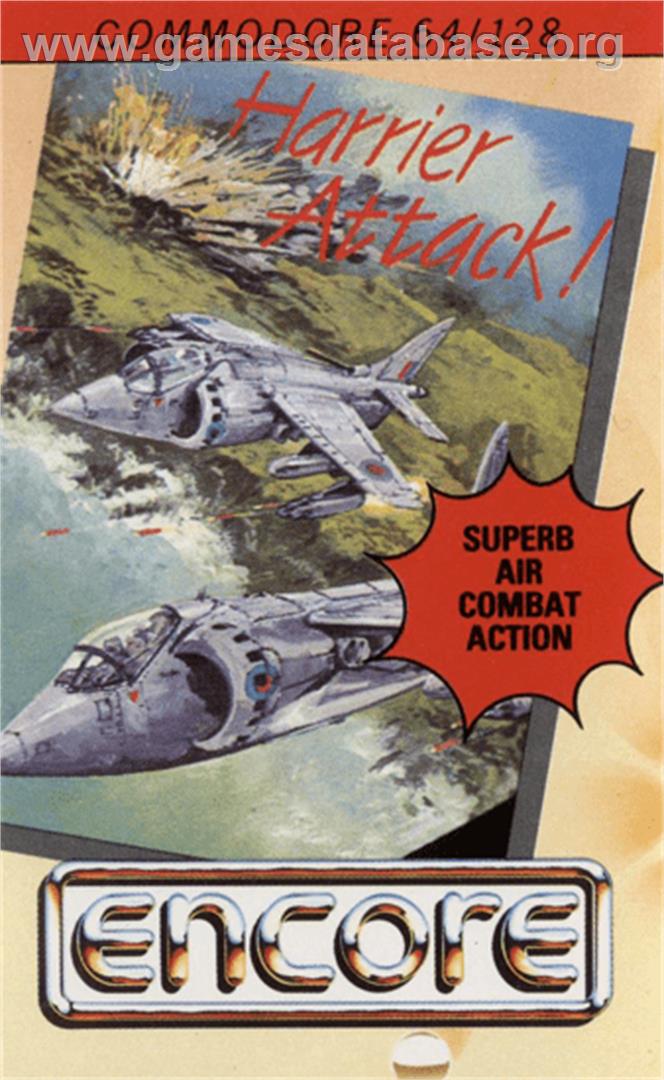 Harrier Attack - Commodore 64 - Artwork - Box