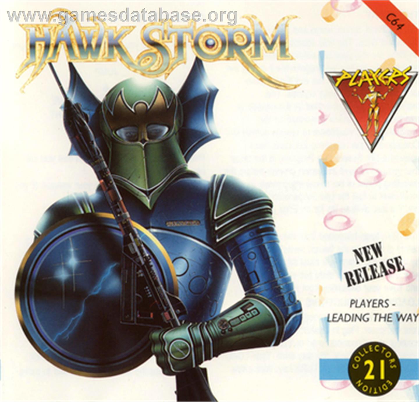 Hawk Storm - Commodore 64 - Artwork - Box