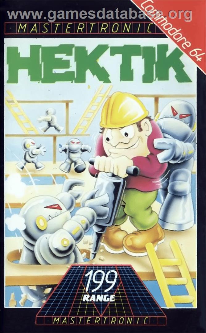 Hektik (Mastertronic) - Commodore 64 - Artwork - Box