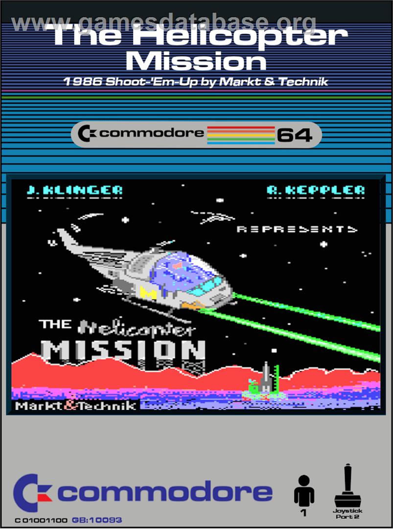 Helicopter Mission - Commodore 64 - Artwork - Box