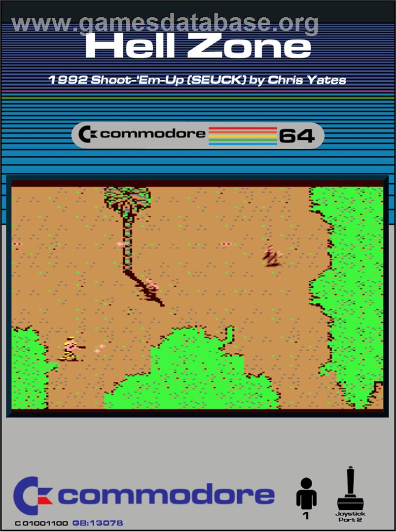 Hell Zone - Commodore 64 - Artwork - Box