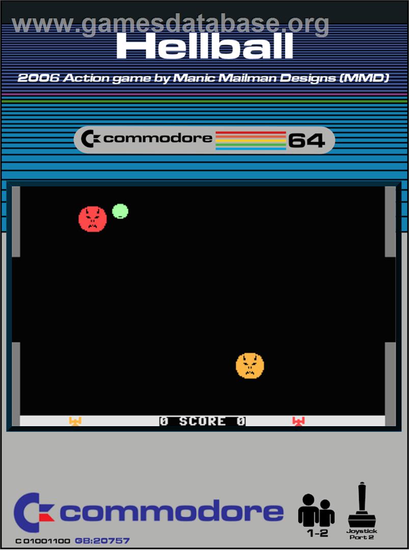 Hellball - Commodore 64 - Artwork - Box