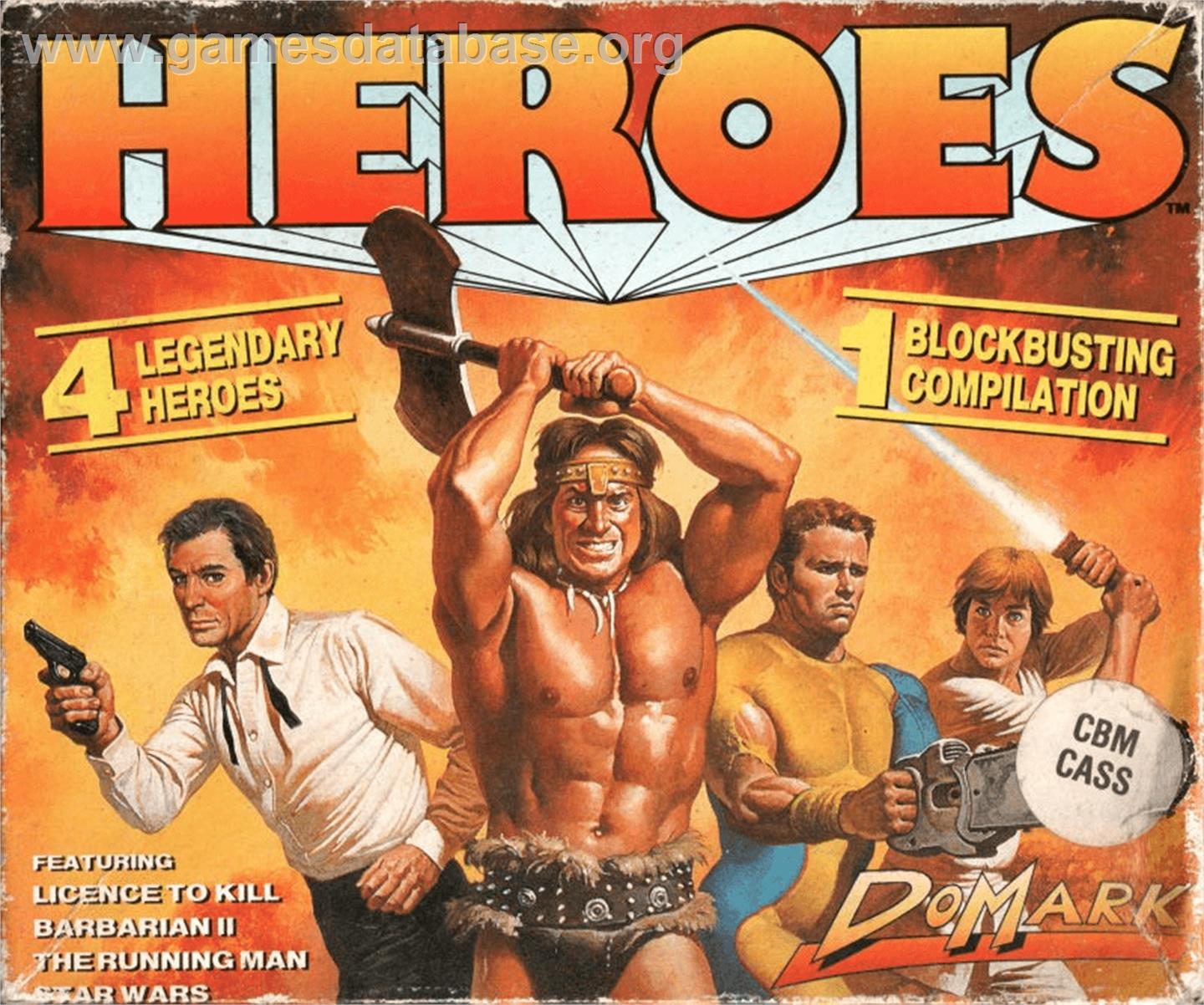 Heroes - Commodore 64 - Artwork - Box