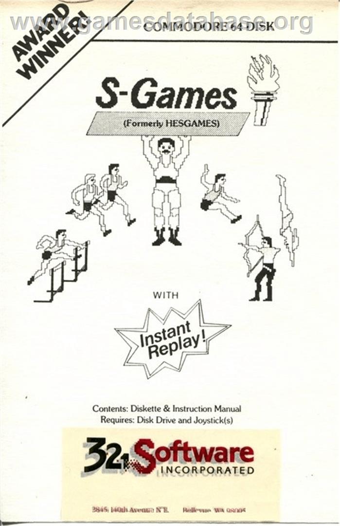 Hes Games - Commodore 64 - Artwork - Box