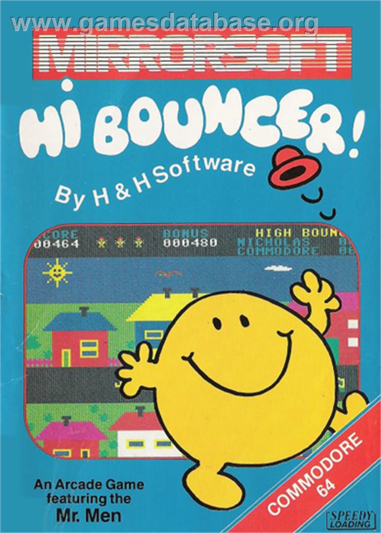Hi Bouncer - Commodore 64 - Artwork - Box