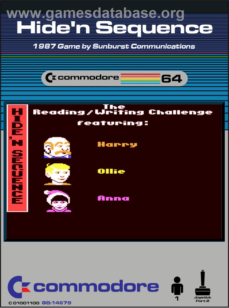 Hide'n Sequence - Commodore 64 - Artwork - Box