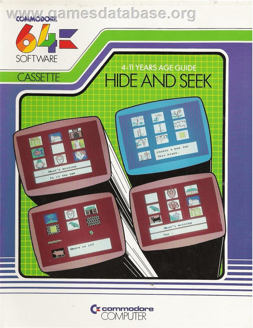 Hide N Seek - Commodore 64 - Artwork - Box