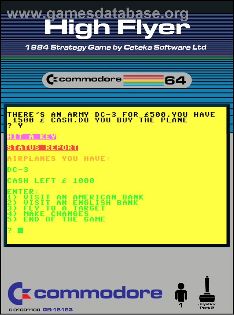 High Flyer (Robtek Ltd.) - Commodore 64 - Artwork - Box