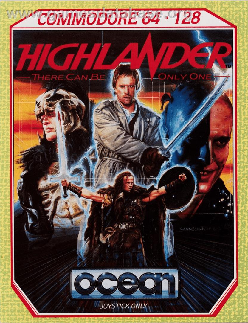 Highlander - Commodore 64 - Artwork - Box