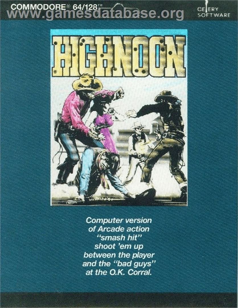 Highnoon - Commodore 64 - Artwork - Box