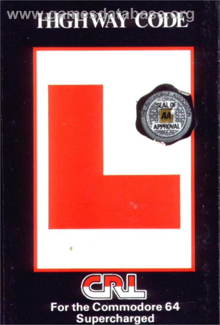 Highway Code - Commodore 64 - Artwork - Box