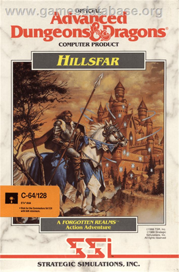 Hillsfar - Commodore 64 - Artwork - Box