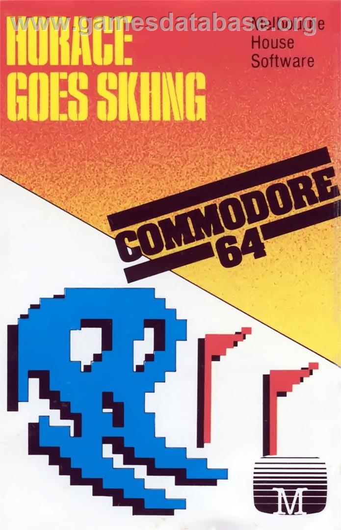Horace Goes Skiing - Commodore 64 - Artwork - Box