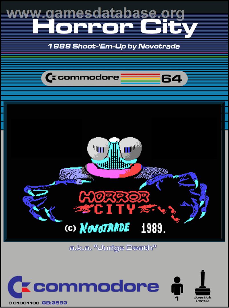 Horror City - Commodore 64 - Artwork - Box
