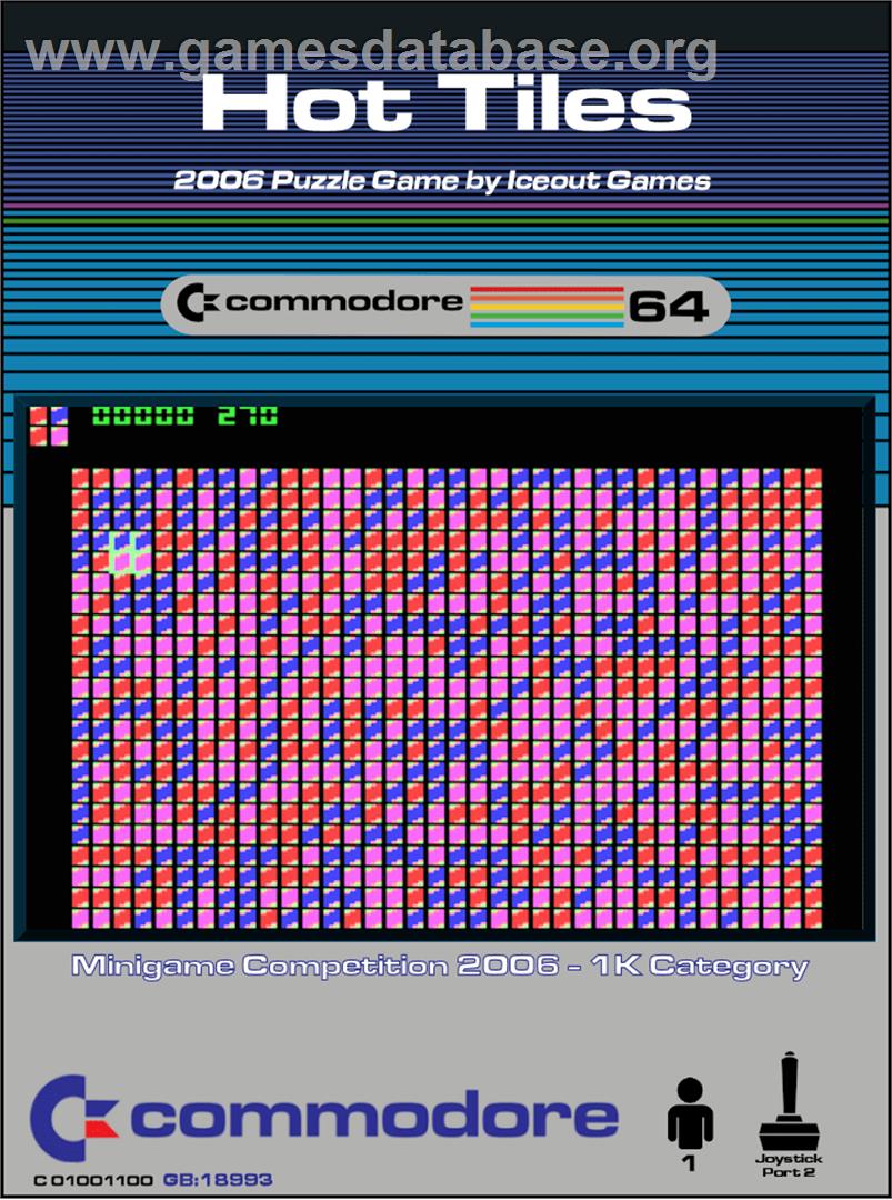 Hot Tiles - Commodore 64 - Artwork - Box
