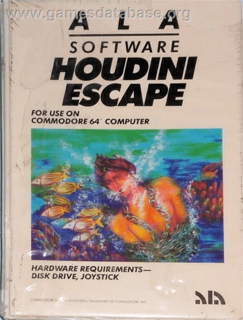 Houdini Escape - Commodore 64 - Artwork - Box