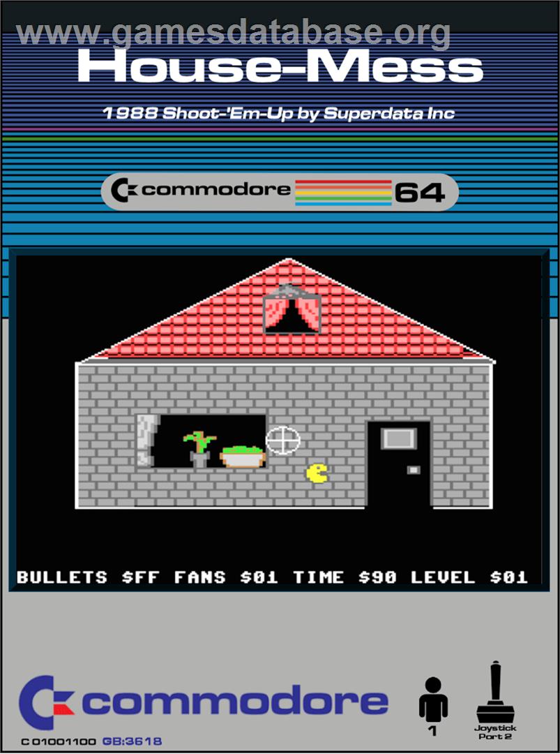 House-mess - Commodore 64 - Artwork - Box