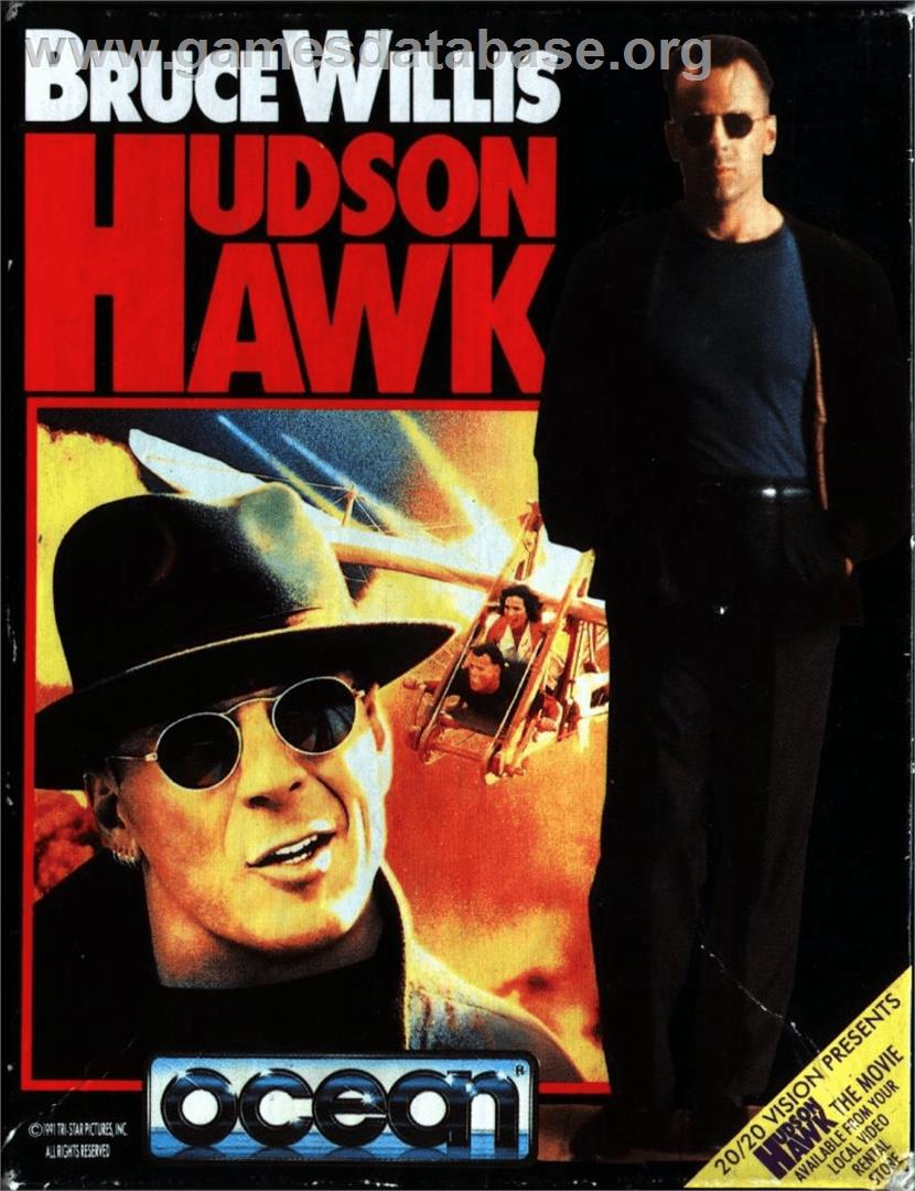 Hudson Hawk - Commodore 64 - Artwork - Box