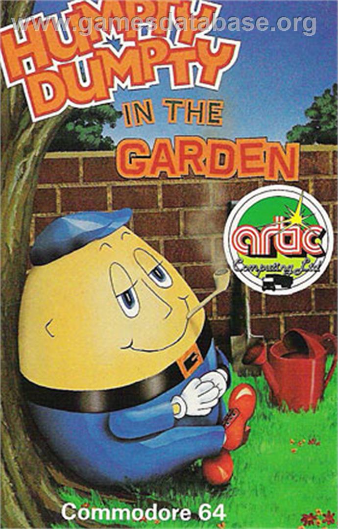 Humpty Dumpty in the Garden - Commodore 64 - Artwork - Box