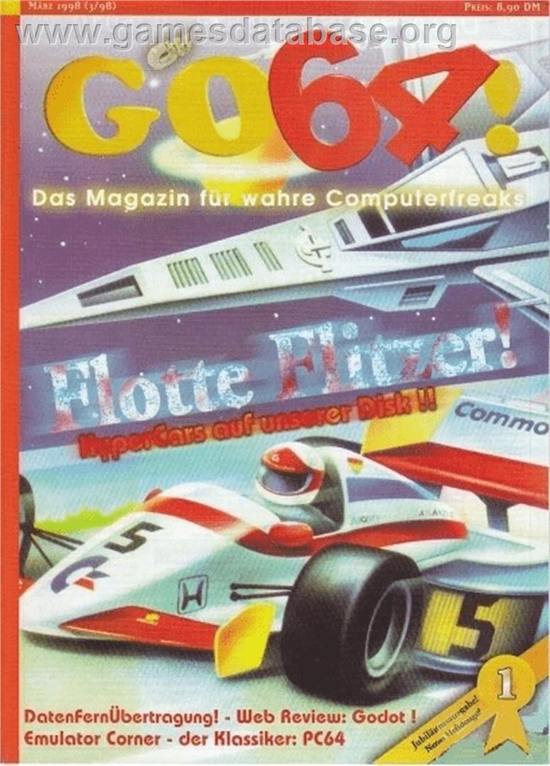 Hyper Cars - Commodore 64 - Artwork - Box