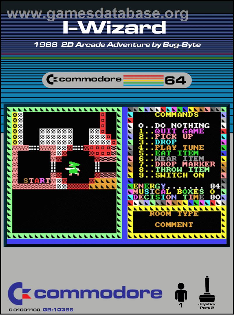 I-wizard - Commodore 64 - Artwork - Box
