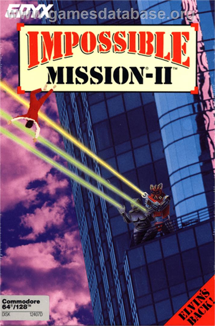 Impossible Mission II - Commodore 64 - Artwork - Box