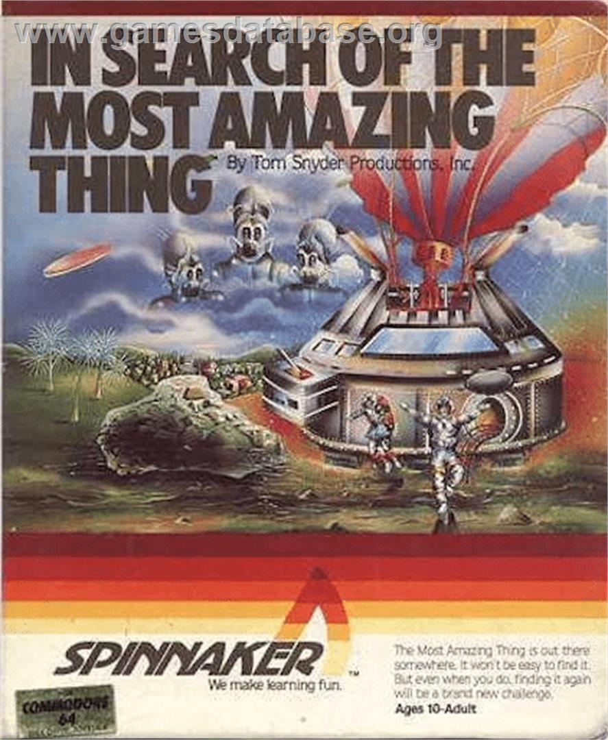 In Search Of The Most Amazing Thing - Commodore 64 - Artwork - Box