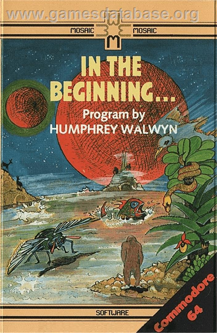In The Beginning - Commodore 64 - Artwork - Box