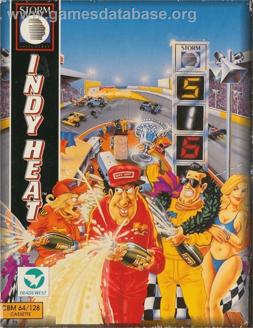 Indy Heat - Commodore 64 - Artwork - Box