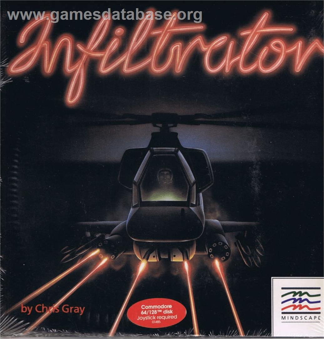 Infiltrator - Commodore 64 - Artwork - Box