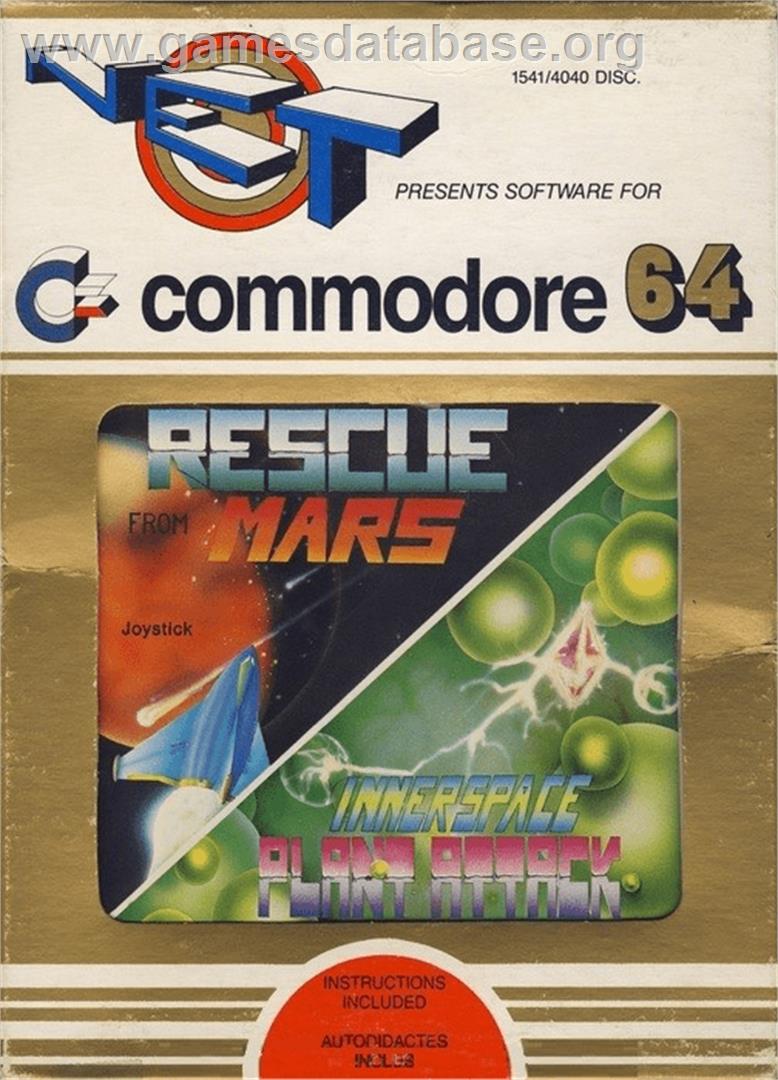 Inner Space Plant Attack - Commodore 64 - Artwork - Box