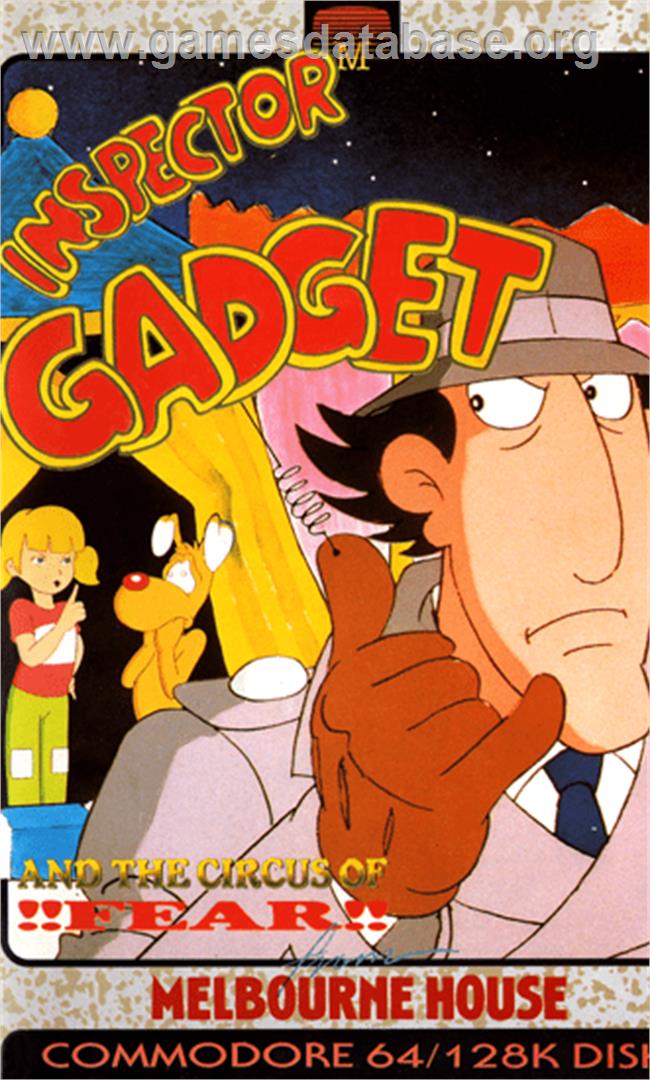 Inspector Gadget and the Circus of Fear - Commodore 64 - Artwork - Box