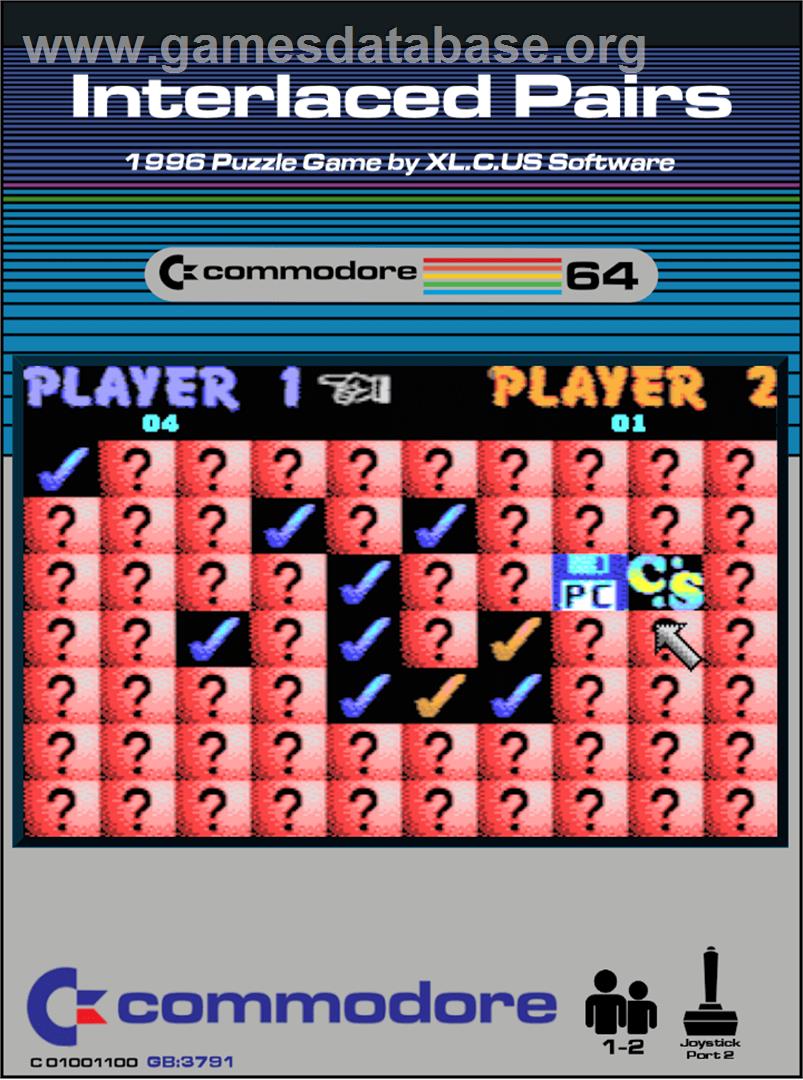 Interlaced Pairs - Commodore 64 - Artwork - Box