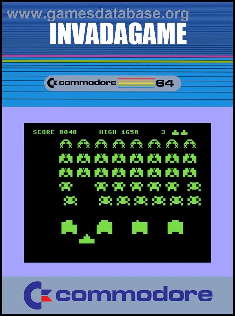Invadagame - Commodore 64 - Artwork - Box